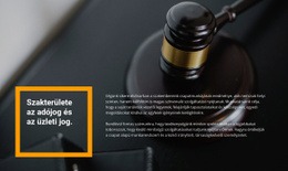 Ügyvédi Segítség Html Weboldal Sablon