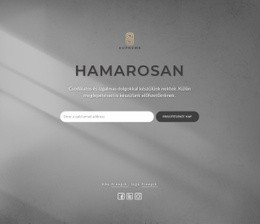 HTML-Terv Ehhez: Hamarosan Blokk Logóval