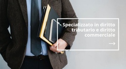 Diritto Tributario - Modello HTML5 Professionale
