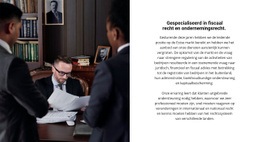 Rechtspraktijk - Responsieve Websitesjablonen