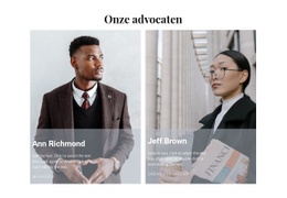 Onze Beste Advocaten - Gratis Sjabloon