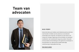 Premium Websitemodel Voor Team Van Advocaten