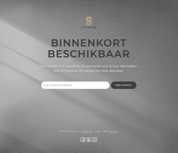 Binnenkort Blok Met Logo #Website-Design-Nl-Seo-One-Item-Suffix