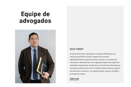 Designer De Site Para Equipe De Advogados