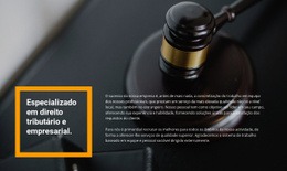 Assistência De Advogado - HTML Generator Online