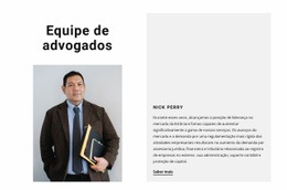 Maquete De Site Premium Para Equipe De Advogados