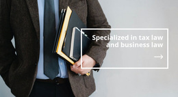 Tax Law - Customizable Template