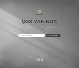 Yakında Logolu Blok Geliyor CSS Ile Temel Html Şablonu