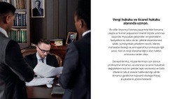 Hukuk Uygulaması - Duyarlı Web Sitesi Şablonları