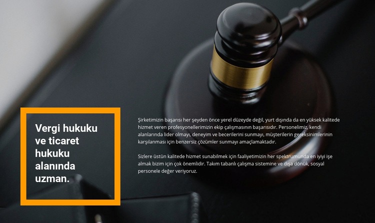 Avukat yardımı Web sitesi tasarımı
