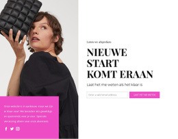 Een Nieuwe Start Komt Eraan - HTML5 Blanco Sjabloon