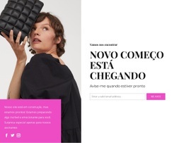 Novo Começo Está Chegando - Design Simples