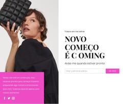 Novo Começo Está Chegando - Modelo Em Branco HTML5