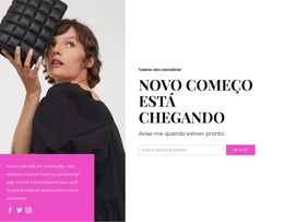 Novo Começo Está Chegando - Tema WordPress