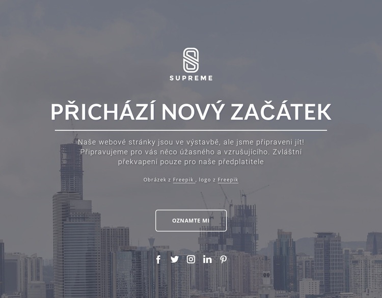 Již brzy design Šablona HTML