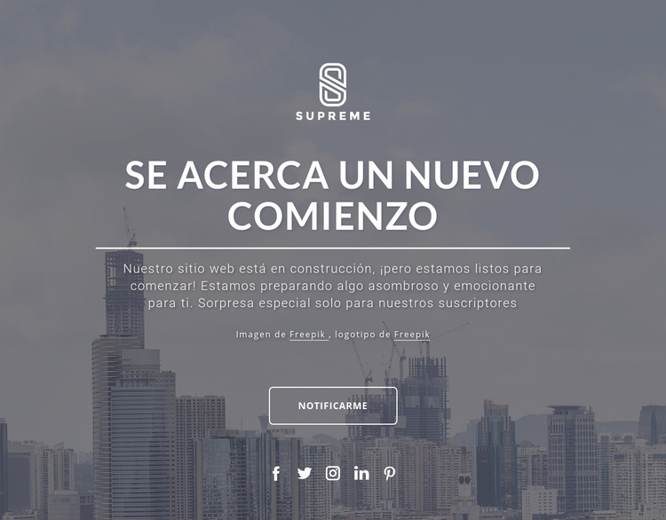 Próximamente diseño Tema de WordPress