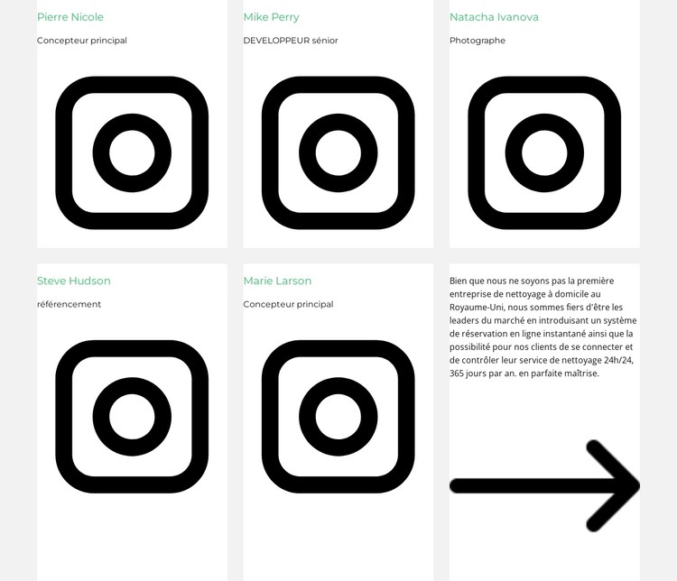 Nous portons votre entreprise Modèle CSS