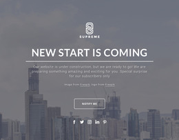 Coming Soon Design - HTML And CSS Template