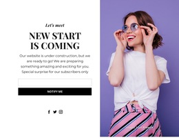 Exclusive HTML5 Template For Perfect Coming Soon Block
