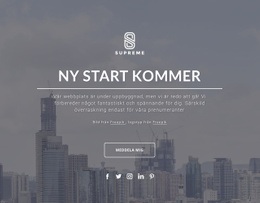 Kommer Snart Design - Nedladdning Av HTML-Mall