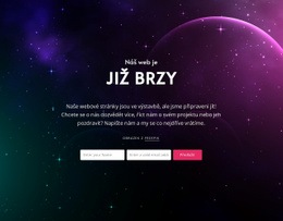 Zdarma HTML Pro Již Brzy Blok S Pozadím