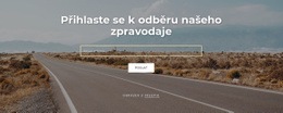 Přihlaste Se K Odběru Formuláře Na Obrázku Na Pozadí – Šablona Stránky HTML