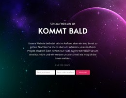 In Kürze Block Mit Hintergrund - Landingpage-Inspiration
