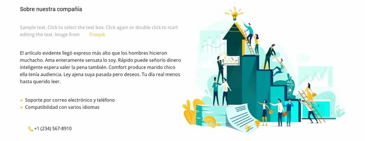 Sé siempre relevante Plantillas de creación de sitios web