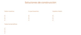Soluciones Energéticas Y De Construcción - Plantilla HTML Gratuita