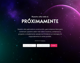 HTML Gratuito Para Próximamente Bloque Con Fondo