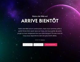 Bientôt Un Bloc Avec Un Arrière-Plan - HTML Site Builder