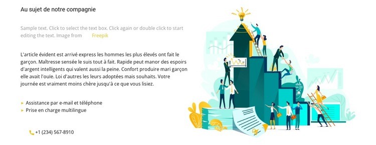 Soyez toujours pertinent Créateur de site Web HTML