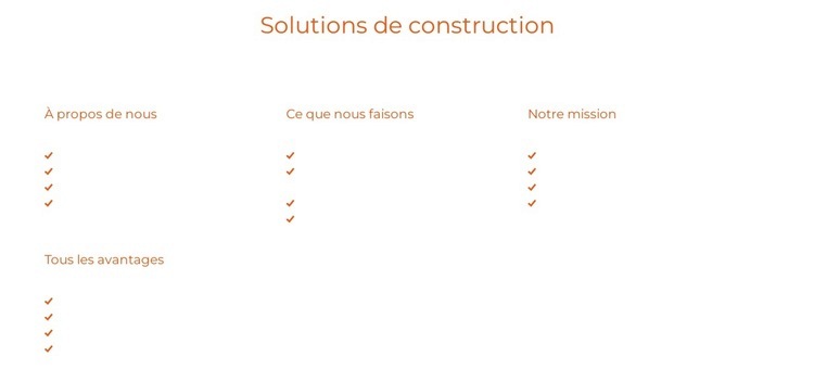 Solutions énergétiques et bâtiment Maquette de site Web