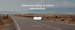 Abonnez-Vous Au Formulaire Sur L'Image D'Arrière-Plan : Modèle Créatif Polyvalent