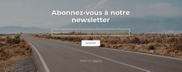 Abonnez-Vous Au Formulaire Sur L'Image D'Arrière-Plan - Site Web Gratuit D'Une Page