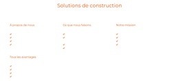 Page De Destination Du Produit Pour Solutions Énergétiques Et Bâtiment