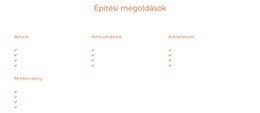 Energetikai És Építési Megoldások - Ingyenes HTML-Sablon