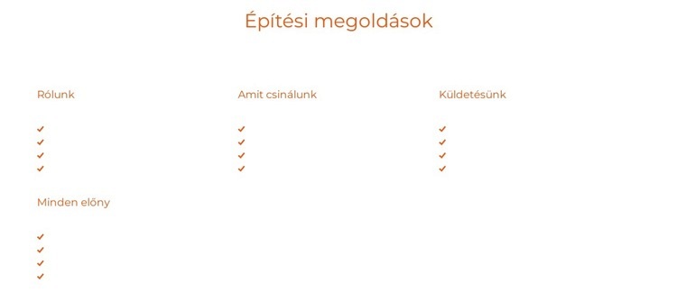 Energetikai és építési megoldások Sablon