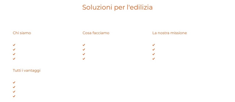 Energia e soluzioni per l'edilizia Modello HTML