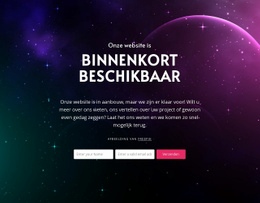 Binnenkort Blok Met Achtergrond Sjablonen Html5 Responsief Gratis