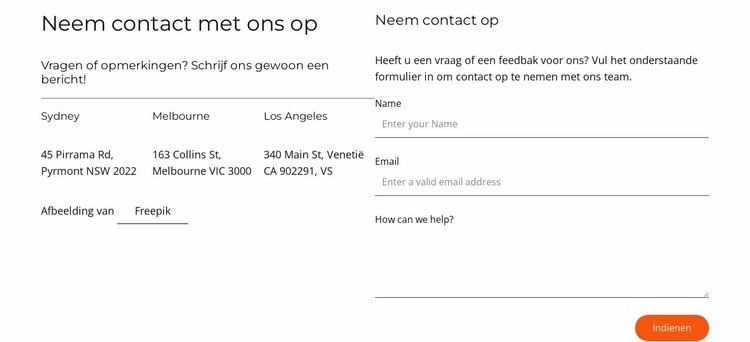 Schrijf gewoon een bericht HTML5-sjabloon