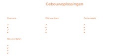 Energie- En Gebouwoplossingen - HTML-Sjabloon Van Één Pagina