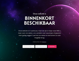 Binnenkort Blok Met Achtergrond - Exclusief WordPress-Thema