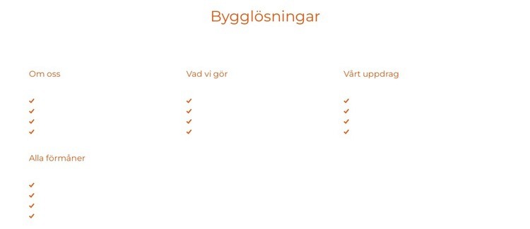 Energi och bygglösningar HTML-mall