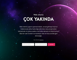 Yakında Arka Planda Blok Geliyor - Kişisel Web Sitesi Şablonları