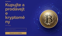 Nakupujte A Prodávejte Kryptoměny – Šablona Kódu HTML