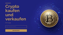 Krypto Kaufen Und Verkaufen - Anpassbare Vorlage