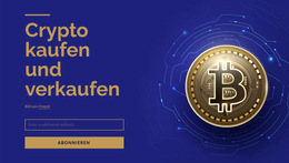 Krypto Kaufen Und Verkaufen - Kostenlose Website-Vorlage