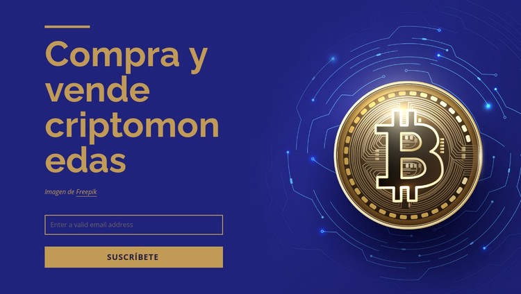 Compra y vende criptomonedas Plantilla CSS