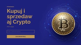 Kupuj I Sprzedawaj Kryptowaluty - Makieta Internetowa